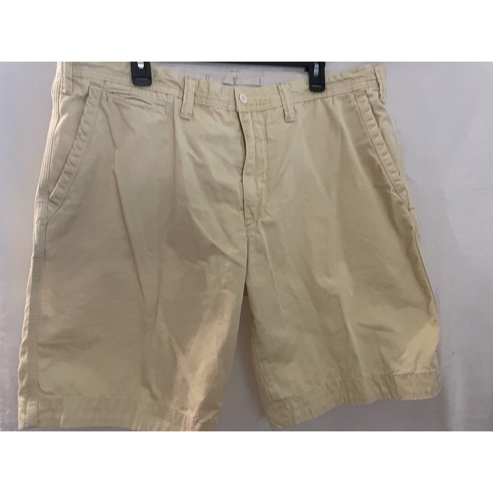 POLO RALPH LAUREN SHORTS Men's YELLOW FLAT FRONT  100% Cotton Size‎ 38